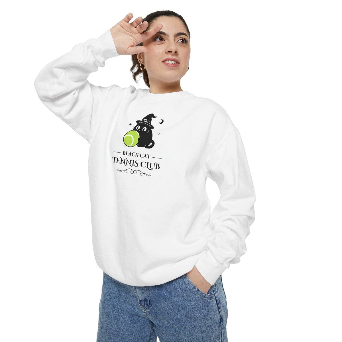 Black Cat Tennis Club Sweatshirt