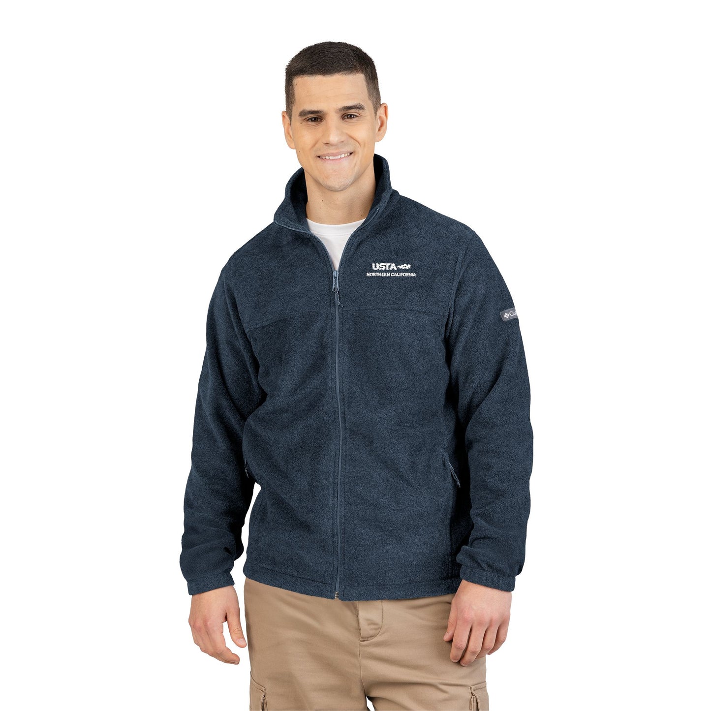Columbia Embroidered USTA Logo Fleece Jacket