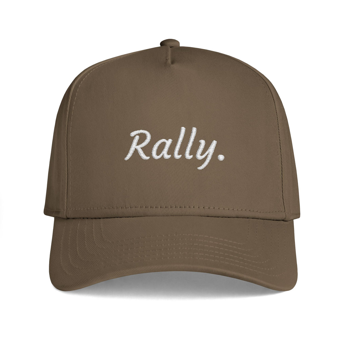 Rally Script Cap — Embroidered Casual Baseball Hat