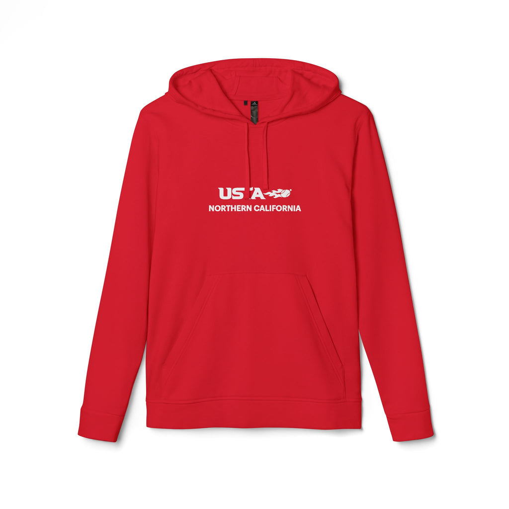 USA Northern California Adidas Hoodie — Minimal Graphic Pullover