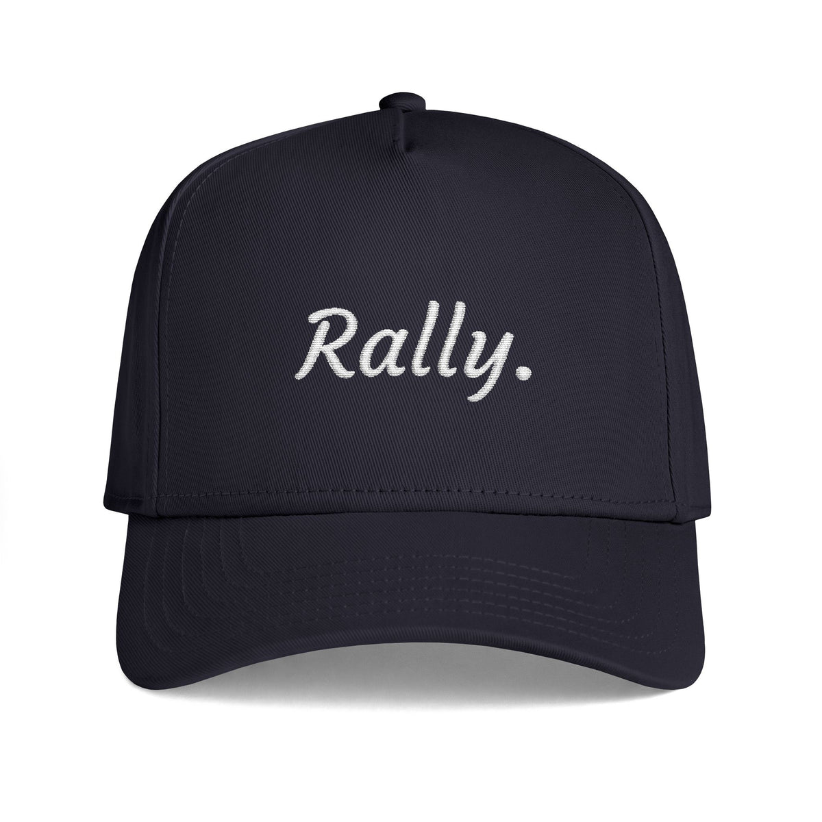 Rally Script Cap — Embroidered Casual Baseball Hat