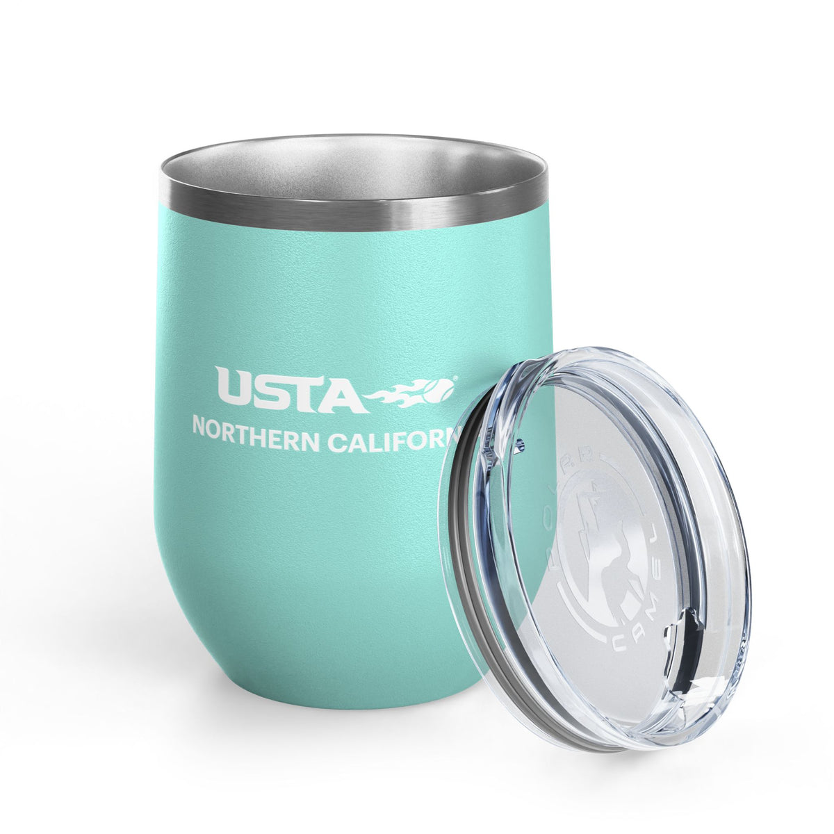 USTA Northern California 12oz Wine Tumbler – Insulated Stainless Steel Travel Cup