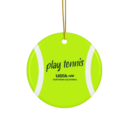 USTA Play Tennis Ornament