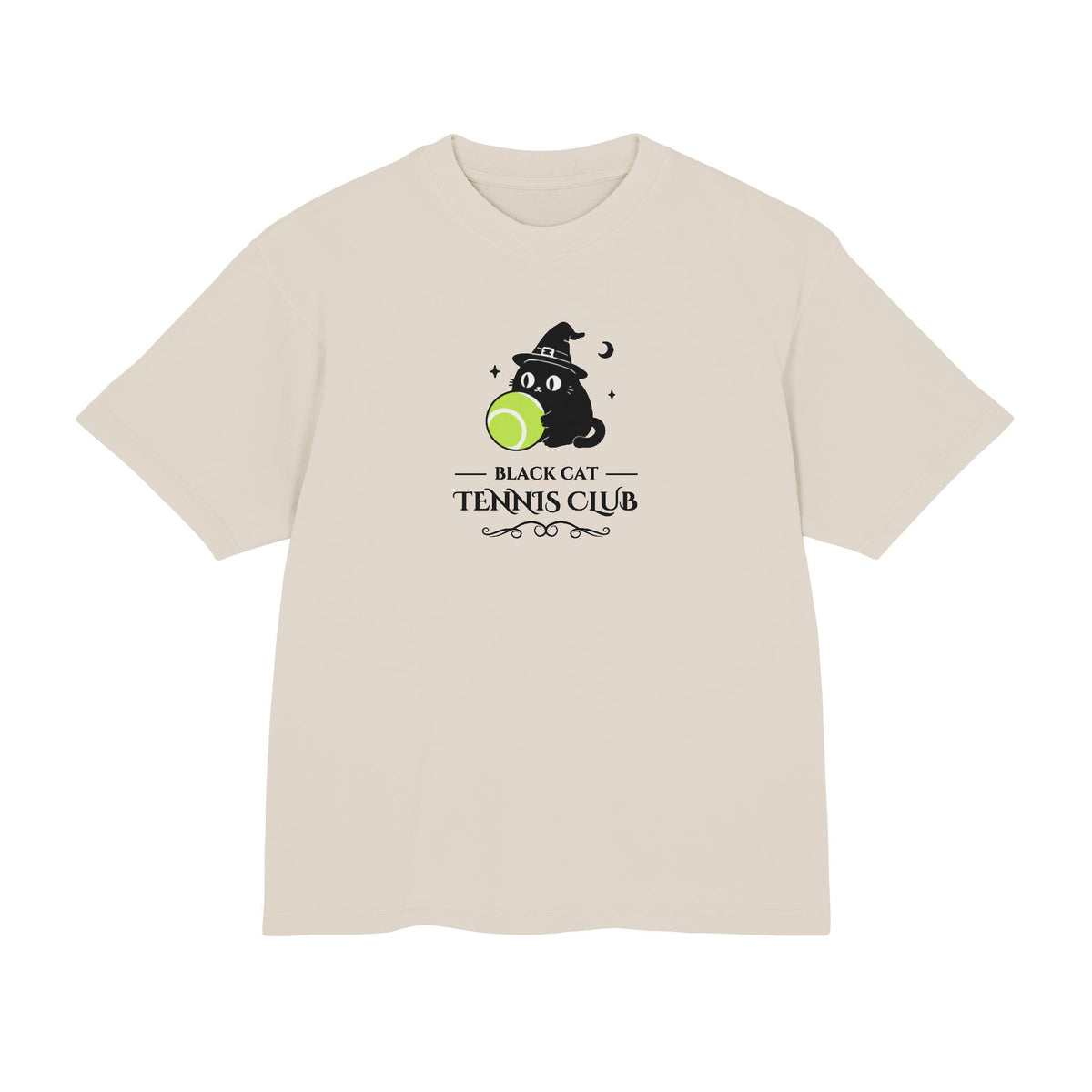 Black Cat Tennis Club T-Shirt