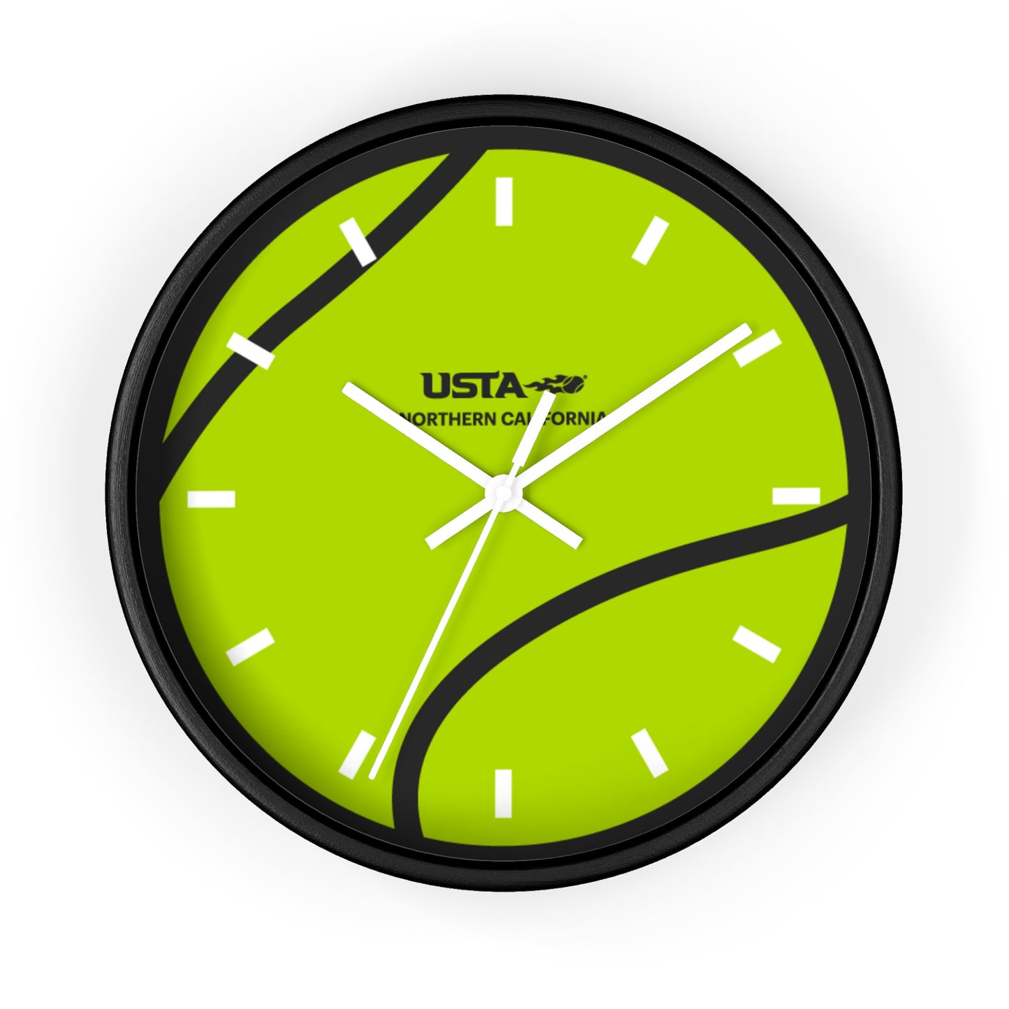 USTA NorCal Tennis Ball Wall Clock