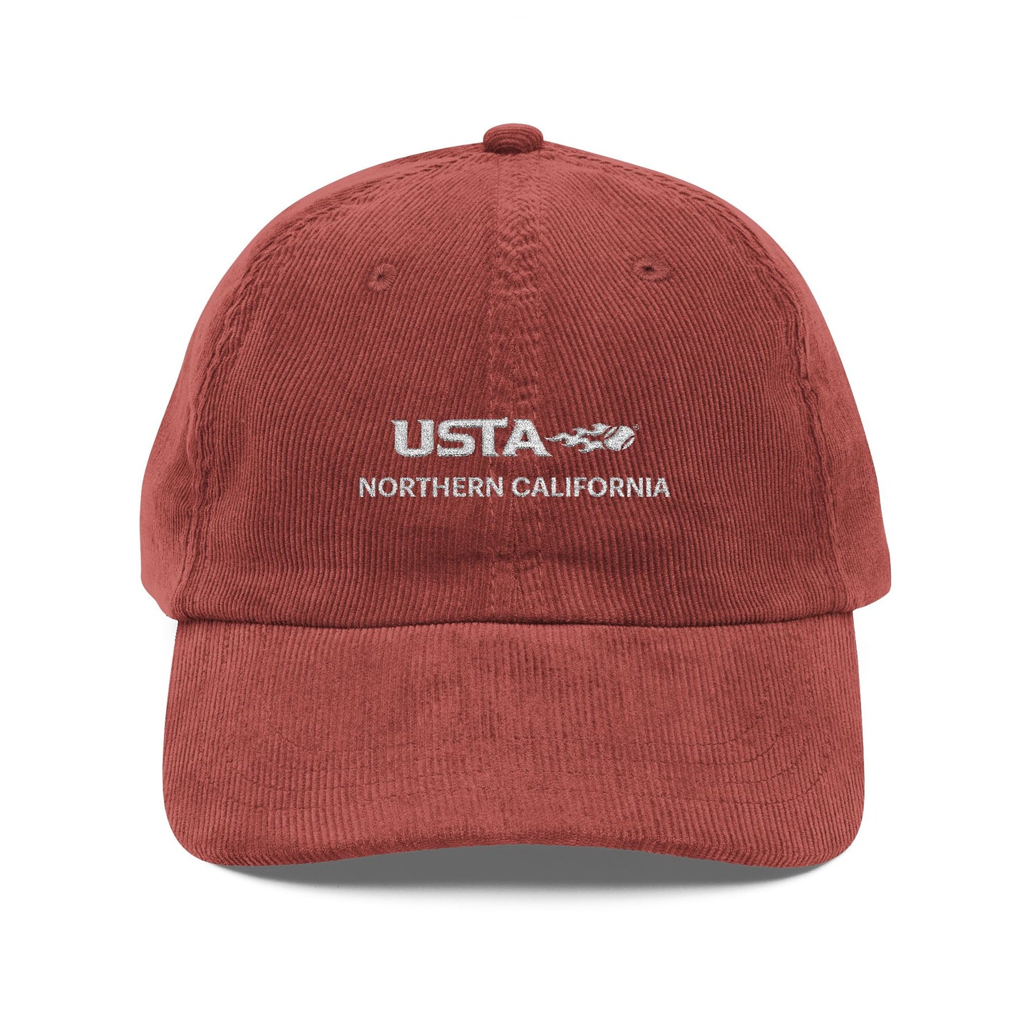 'NorCal Tennis Dept.' Embroidered Corduroy Cap