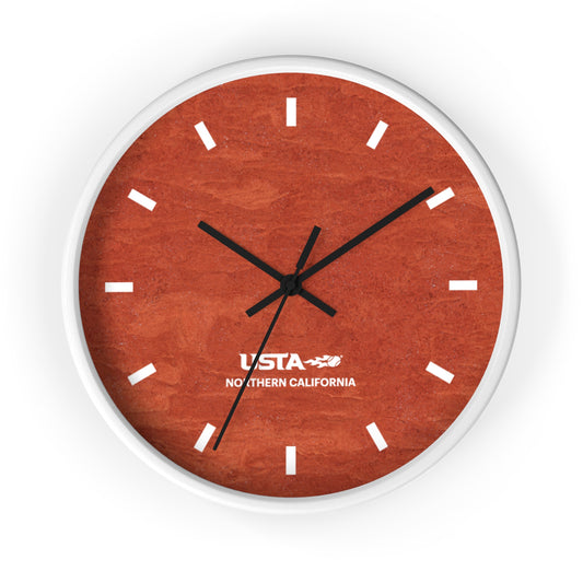 USTA NorCal Clay Court Wall Clock