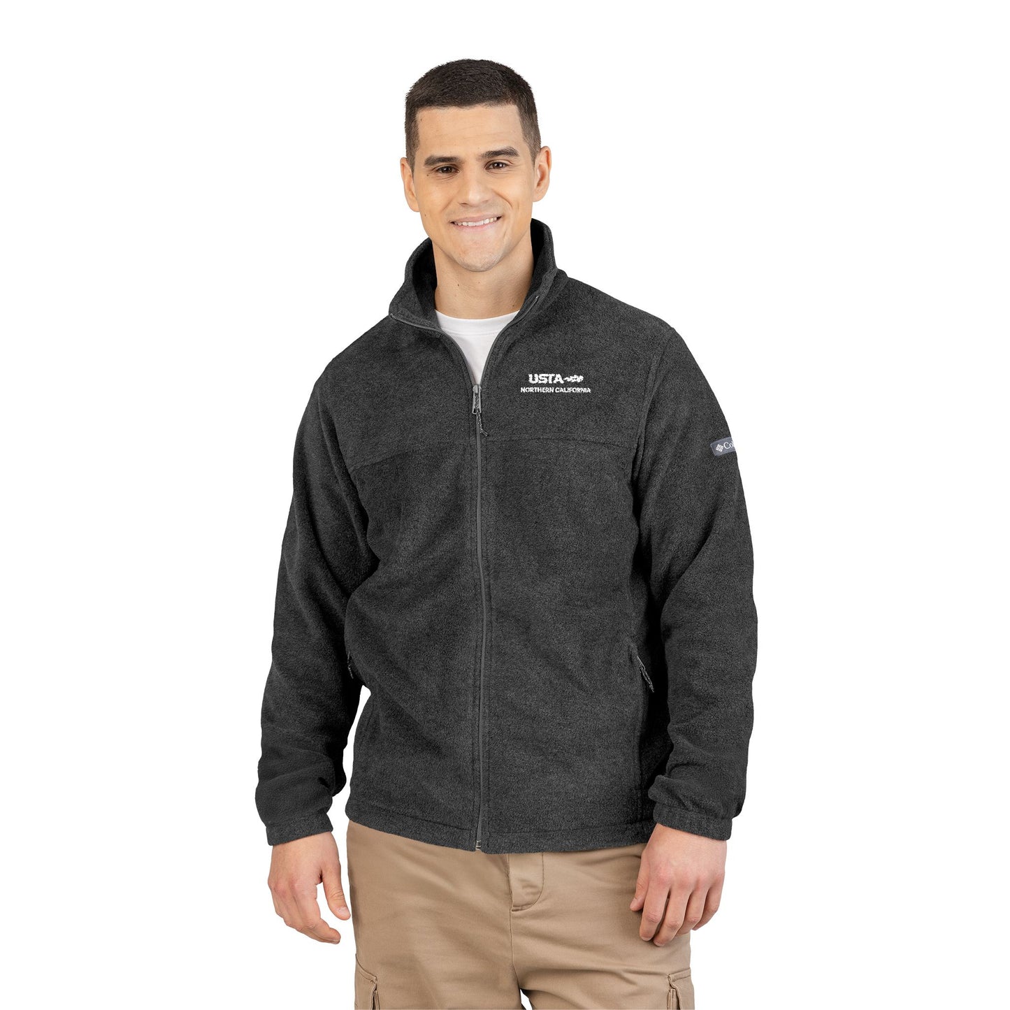 Columbia Embroidered USTA Logo Fleece Jacket