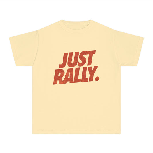 Just Rally Clay Court Youth Midweight Tee