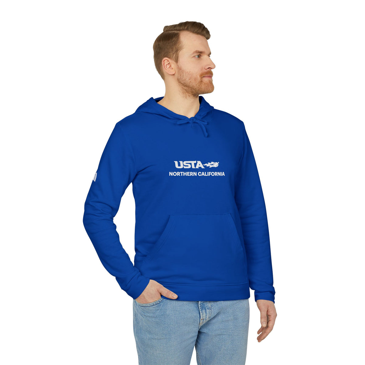USA Northern California Adidas Hoodie — Minimal Graphic Pullover