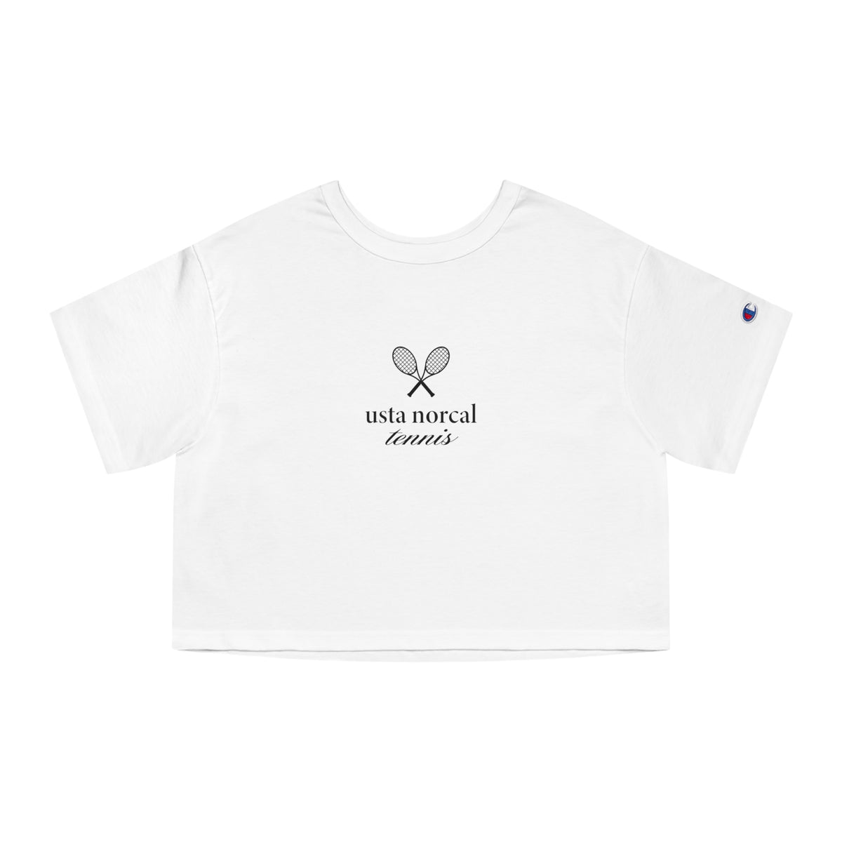 USTA NorCal Tennis Cropped T-Shirt — Women's Champion Heritage Tee