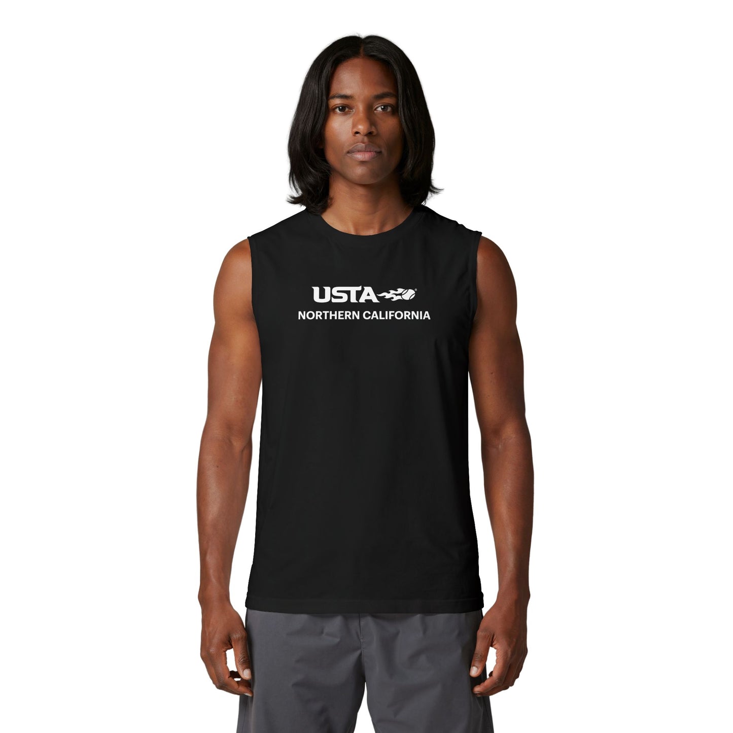 USTA Logo Muscle Tank