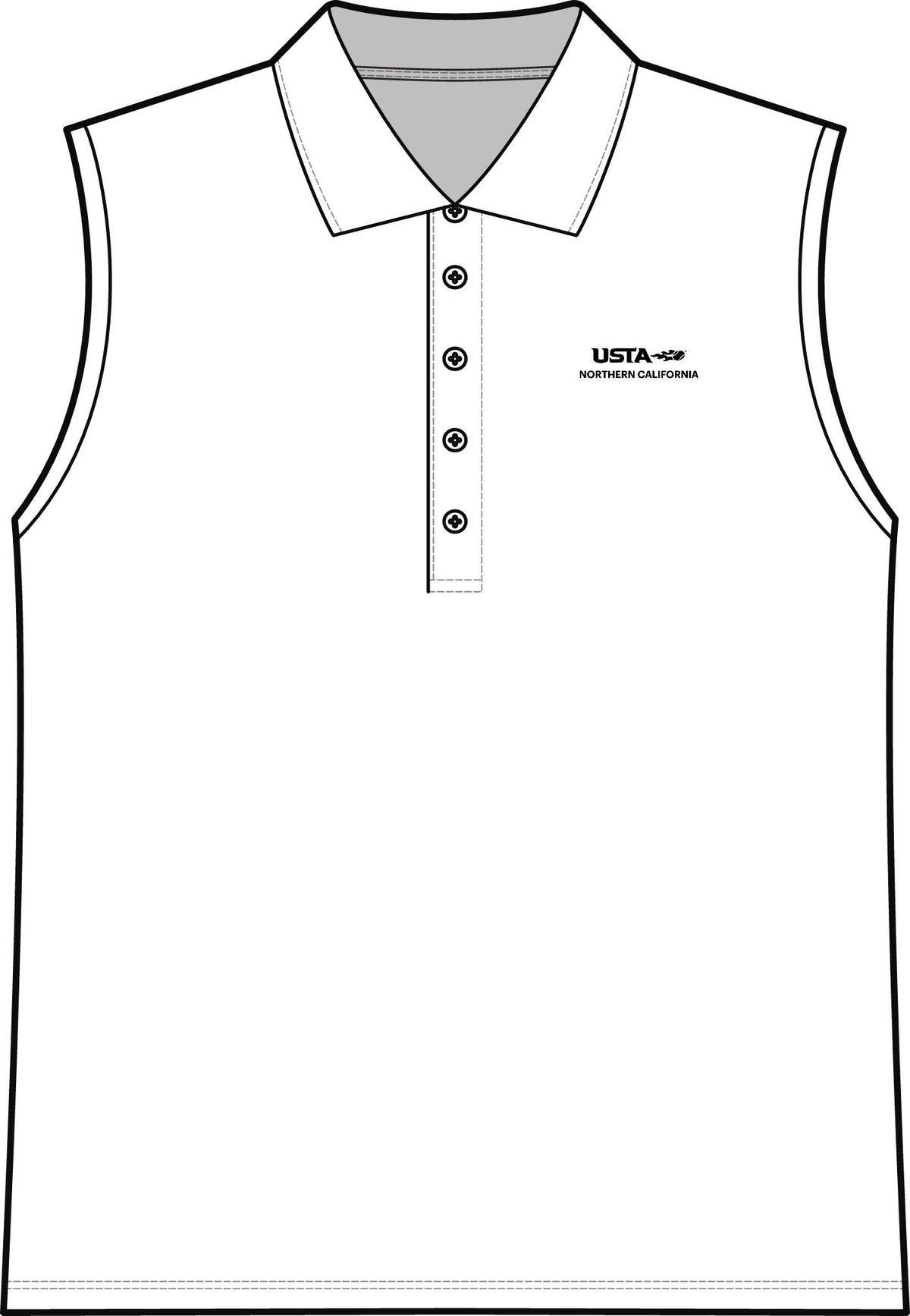 Women's Sleeveless Polo