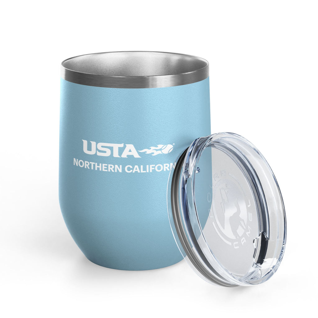 USTA Northern California 12oz Wine Tumbler – Insulated Stainless Steel Travel Cup