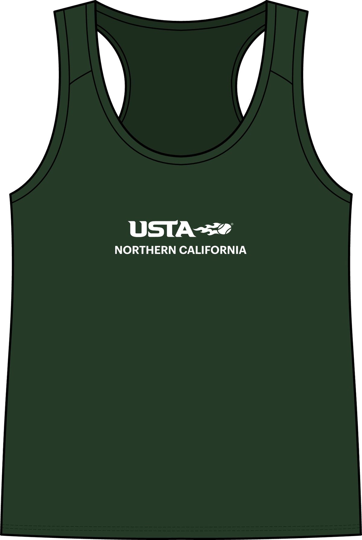 Women's Tank Top — Lightweight Athletic Racerback Tank for Activewear & Tennis