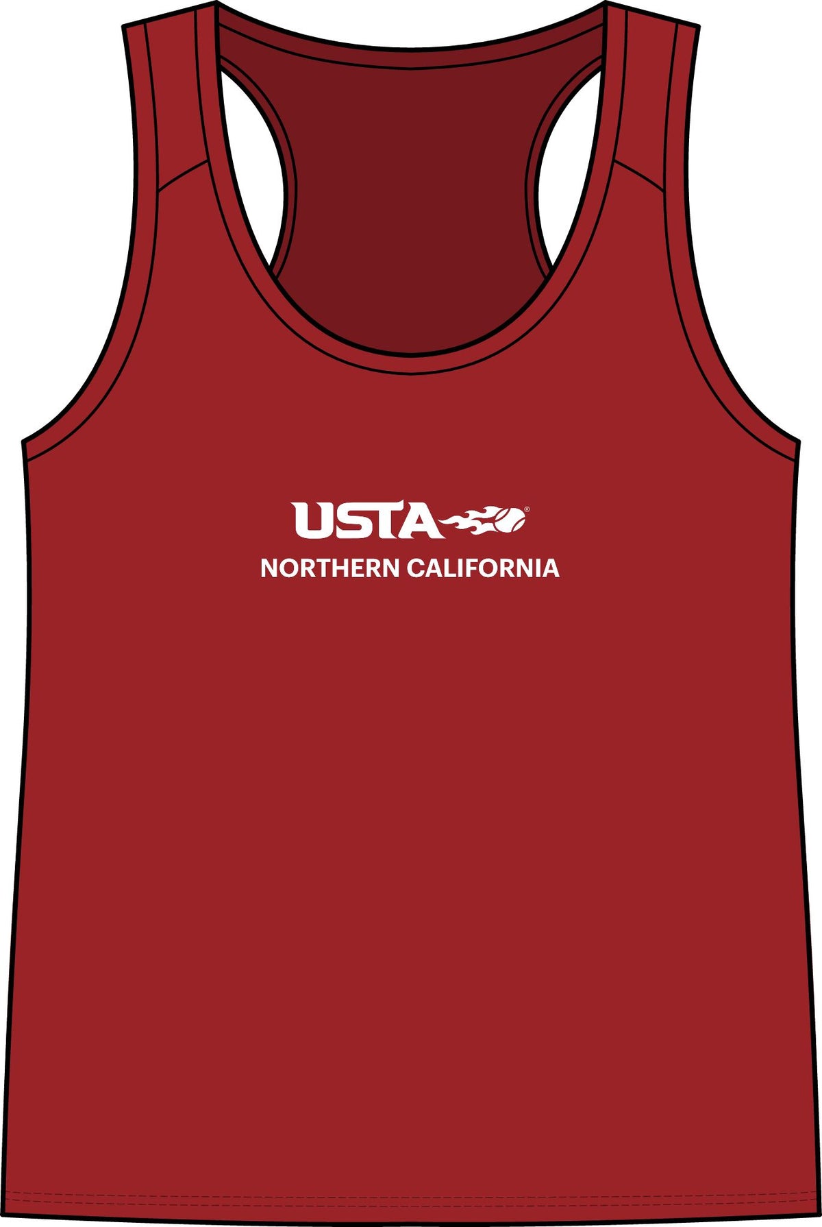 Women's Tank Top — Lightweight Athletic Racerback Tank for Activewear & Tennis