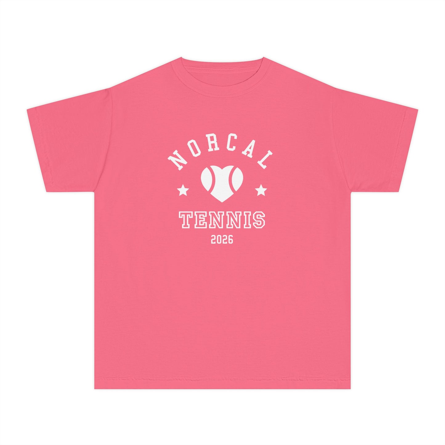 'NorCal Tennis 2026' Youth Heart Tee