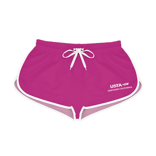 USTA NorCal Pink Women's Relaxed Shorts