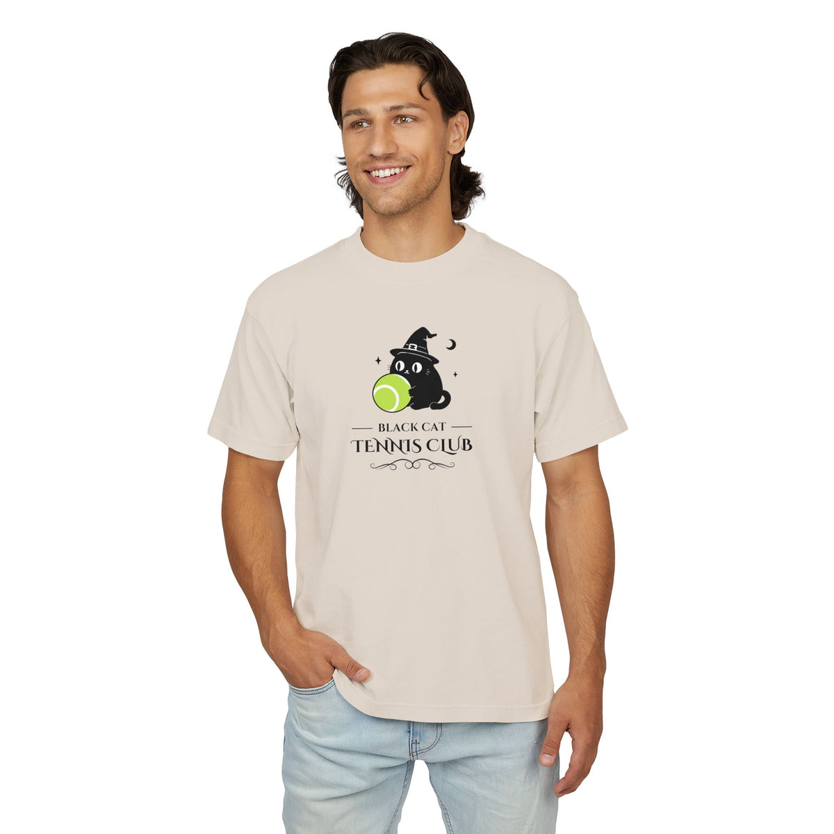 Black Cat Tennis Club T-Shirt