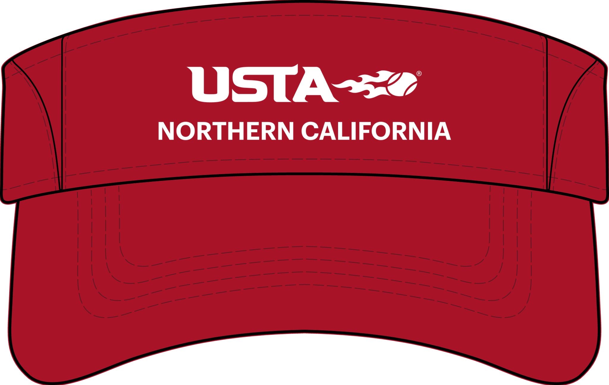 USTA Northern California Dry Zone Colorblock Visor