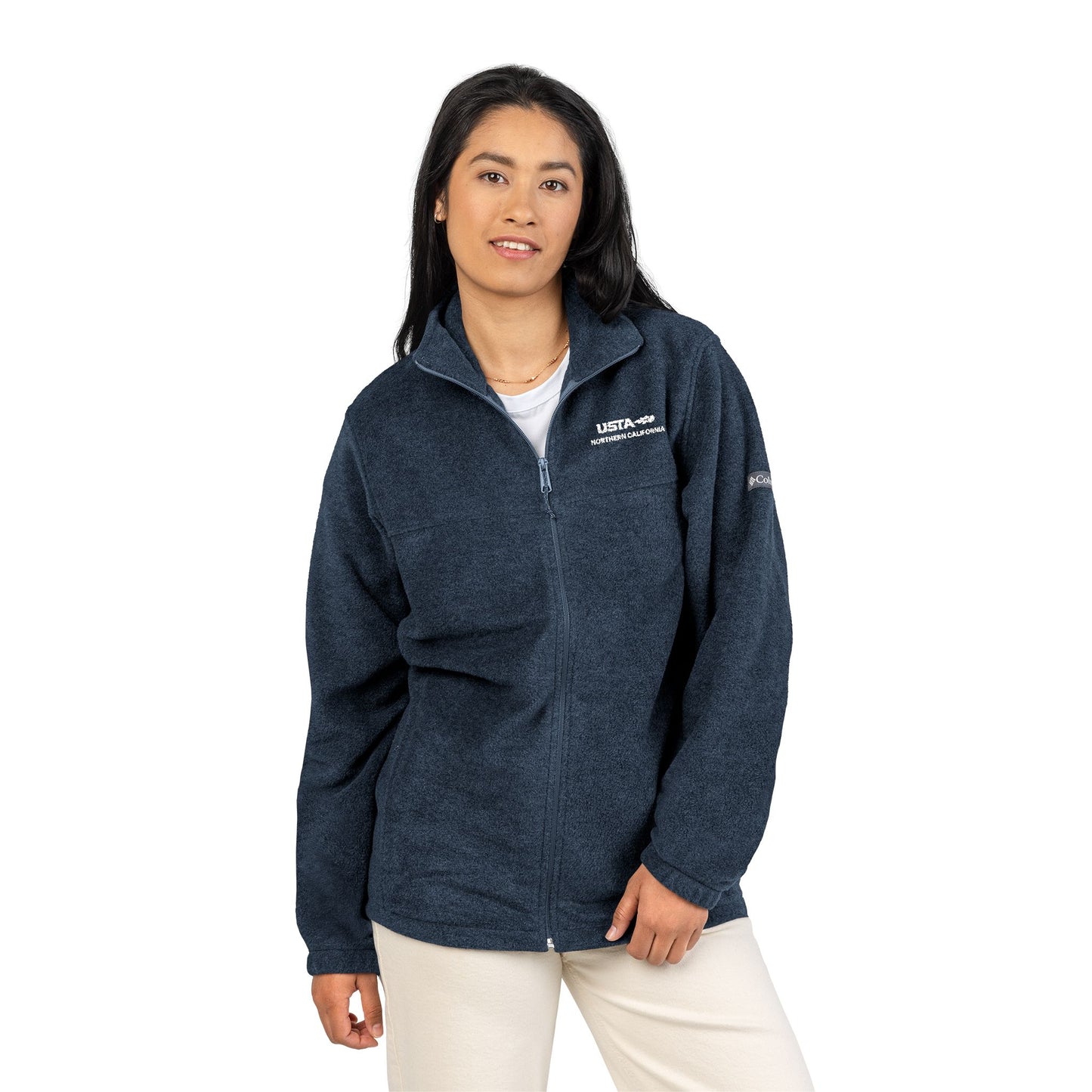 Columbia Embroidered USTA Logo Fleece Jacket