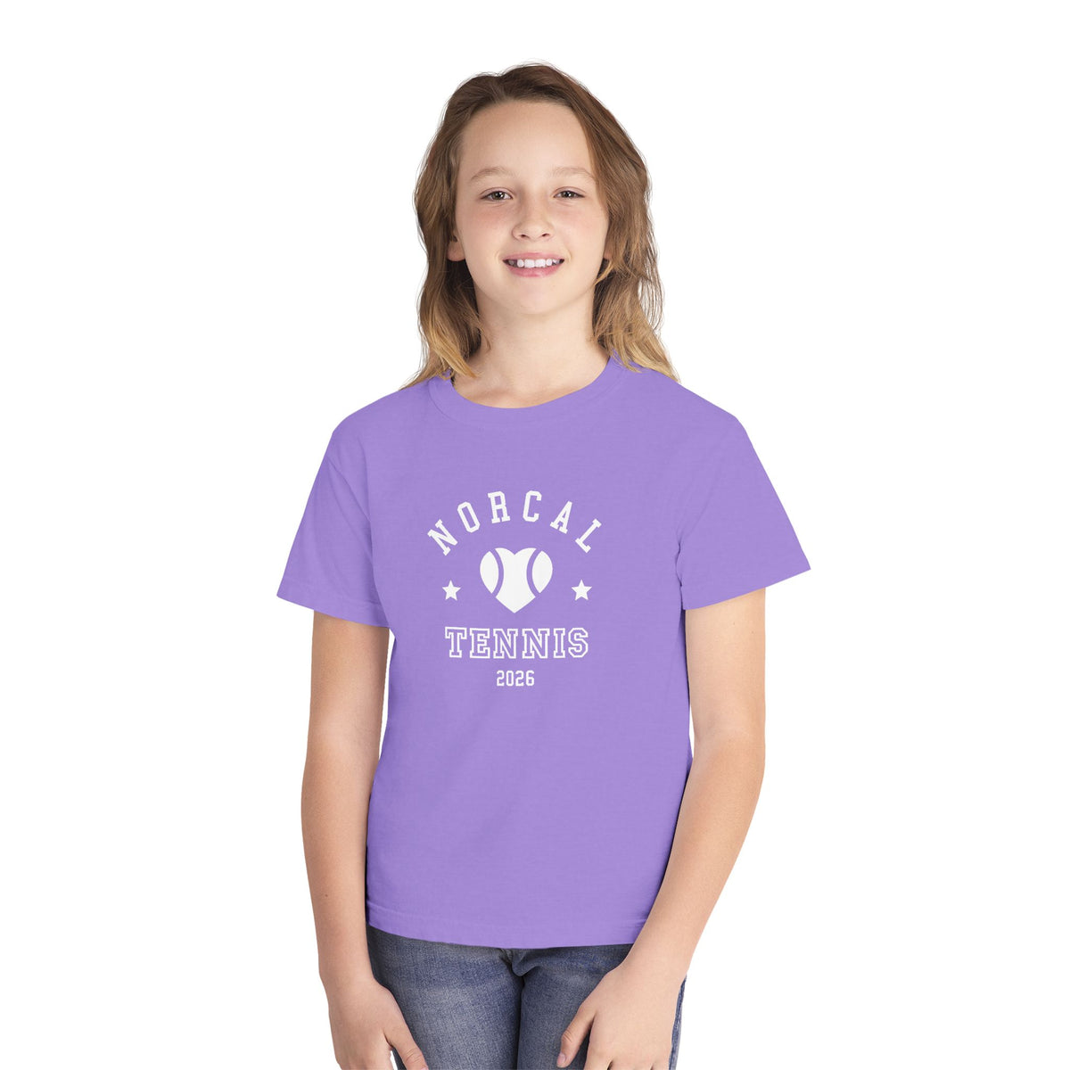 'NorCal Tennis 2026' Youth Heart Tee