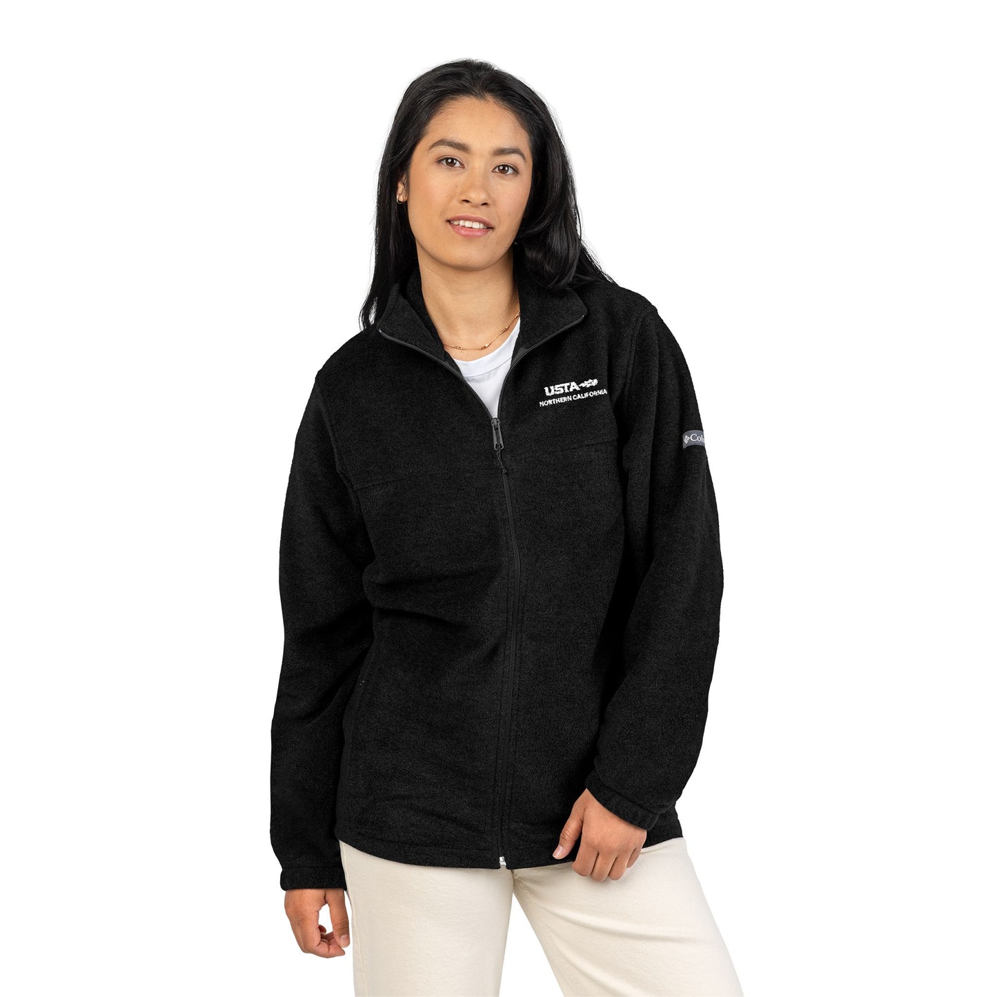 Columbia Embroidered USTA Logo Fleece Jacket