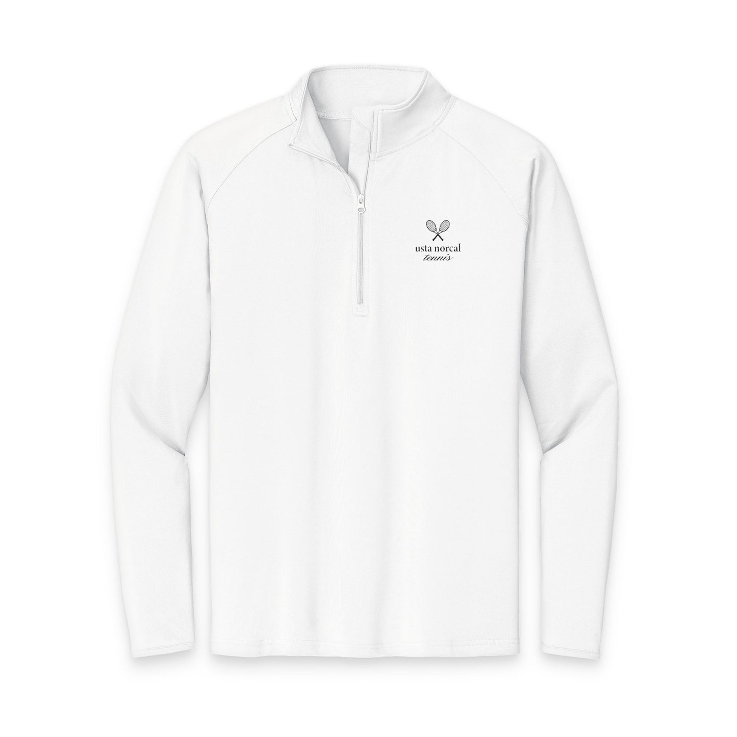 'USTA NorCal Tennis' Men's Quarter-Zip Pullover