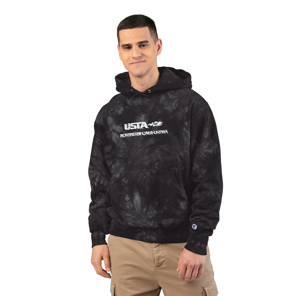 USTA Embroidered Tie-Dye Champion Hoodie