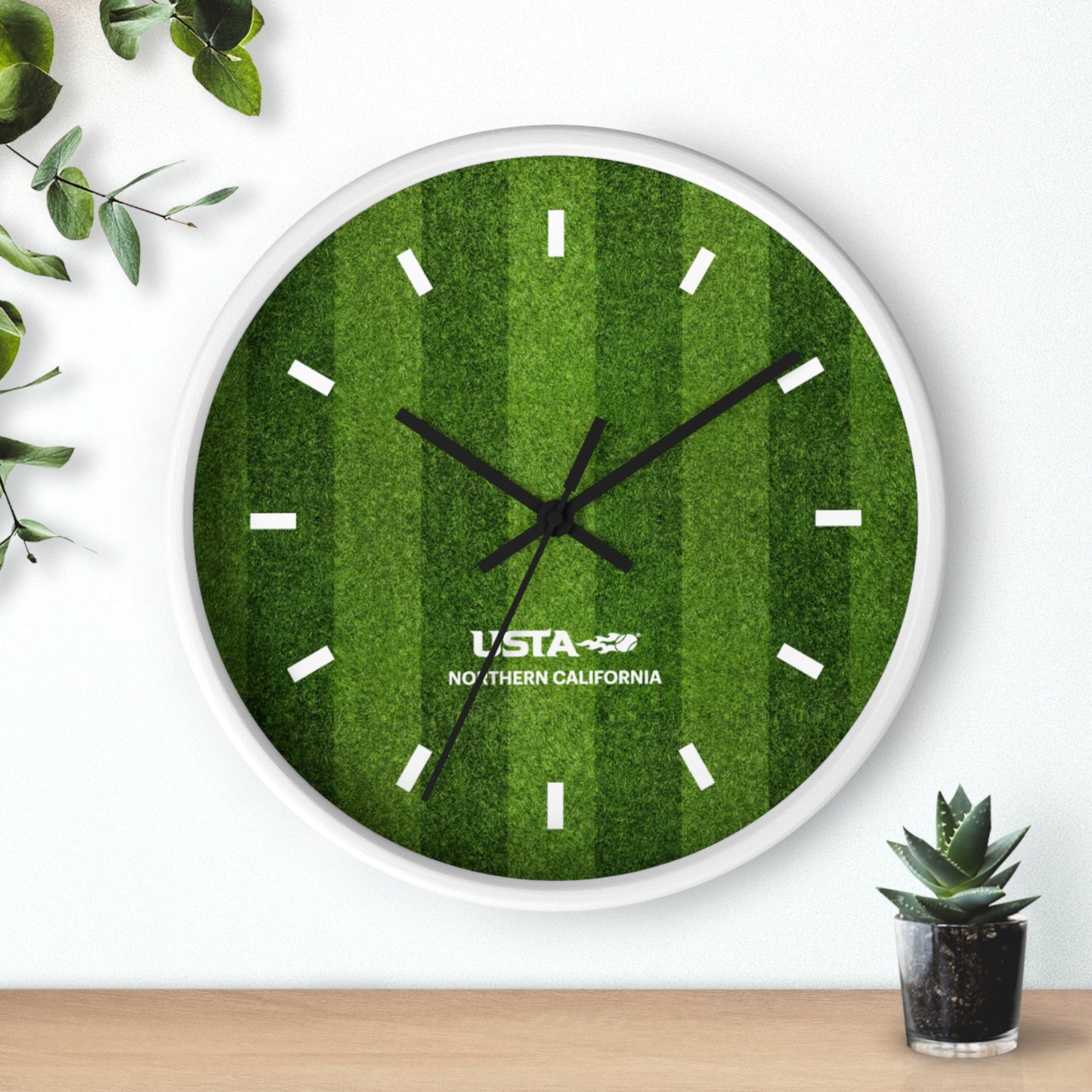 USTA NorCal Grass Court Wall Clock