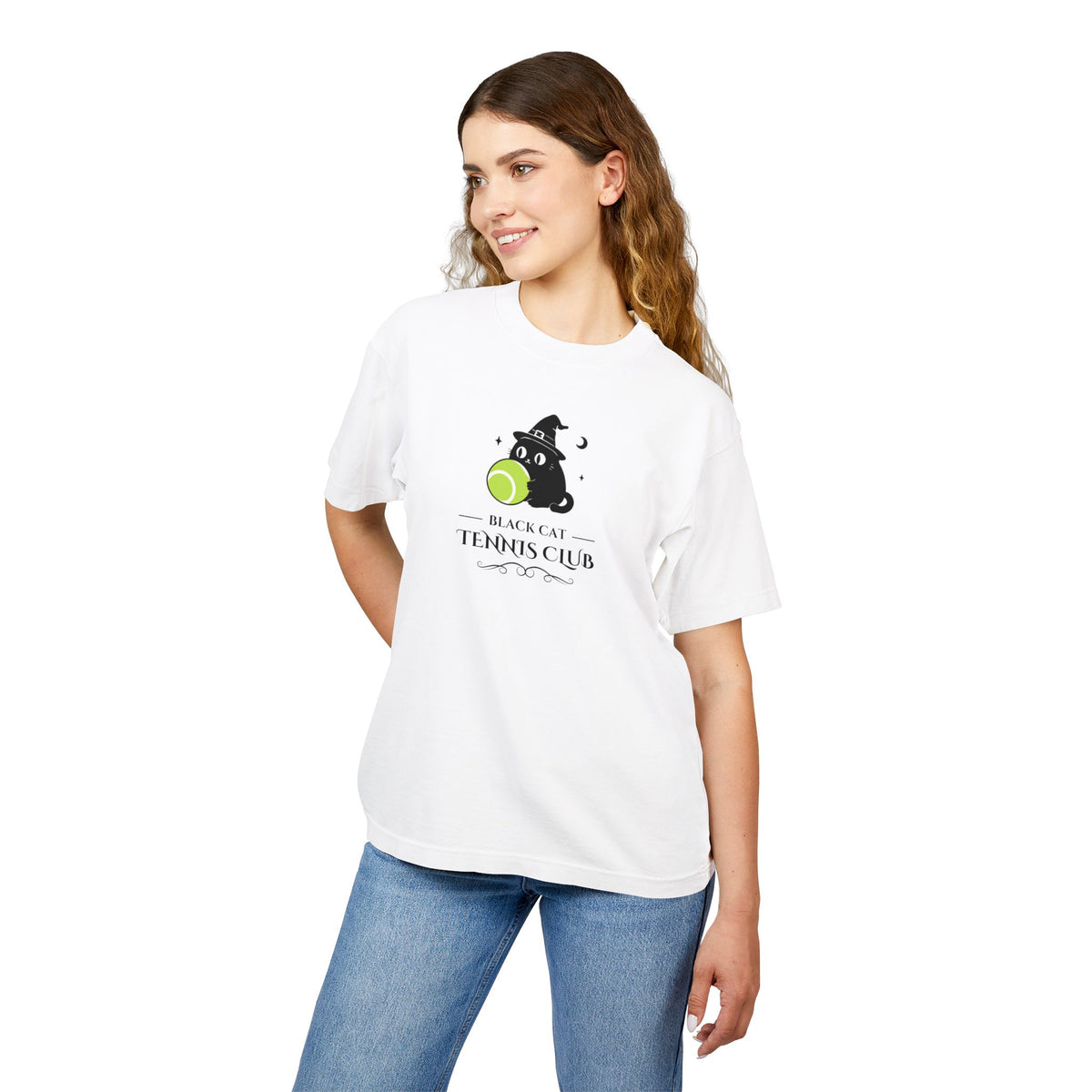 Black Cat Tennis Club T-Shirt