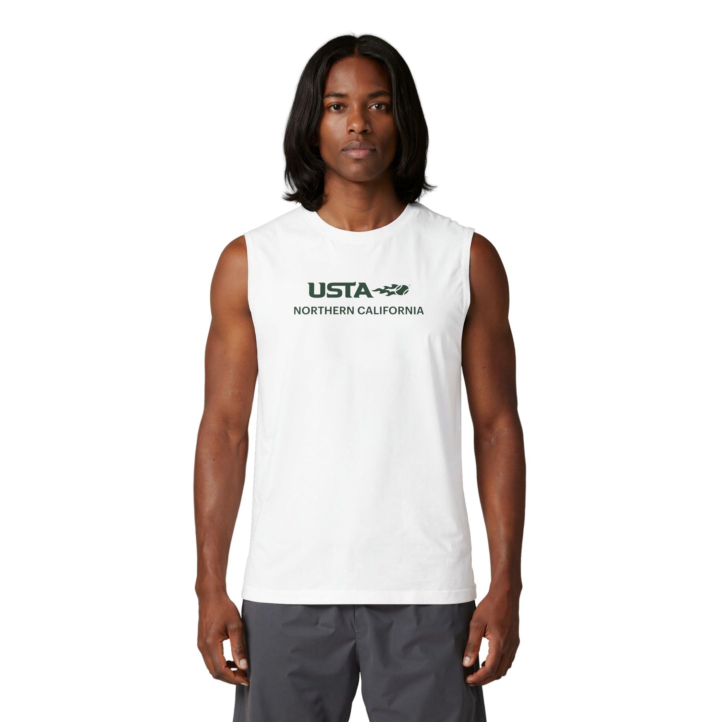 USTA Logo Muscle Tank
