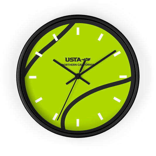 USTA NorCal Tennis Ball Wall Clock