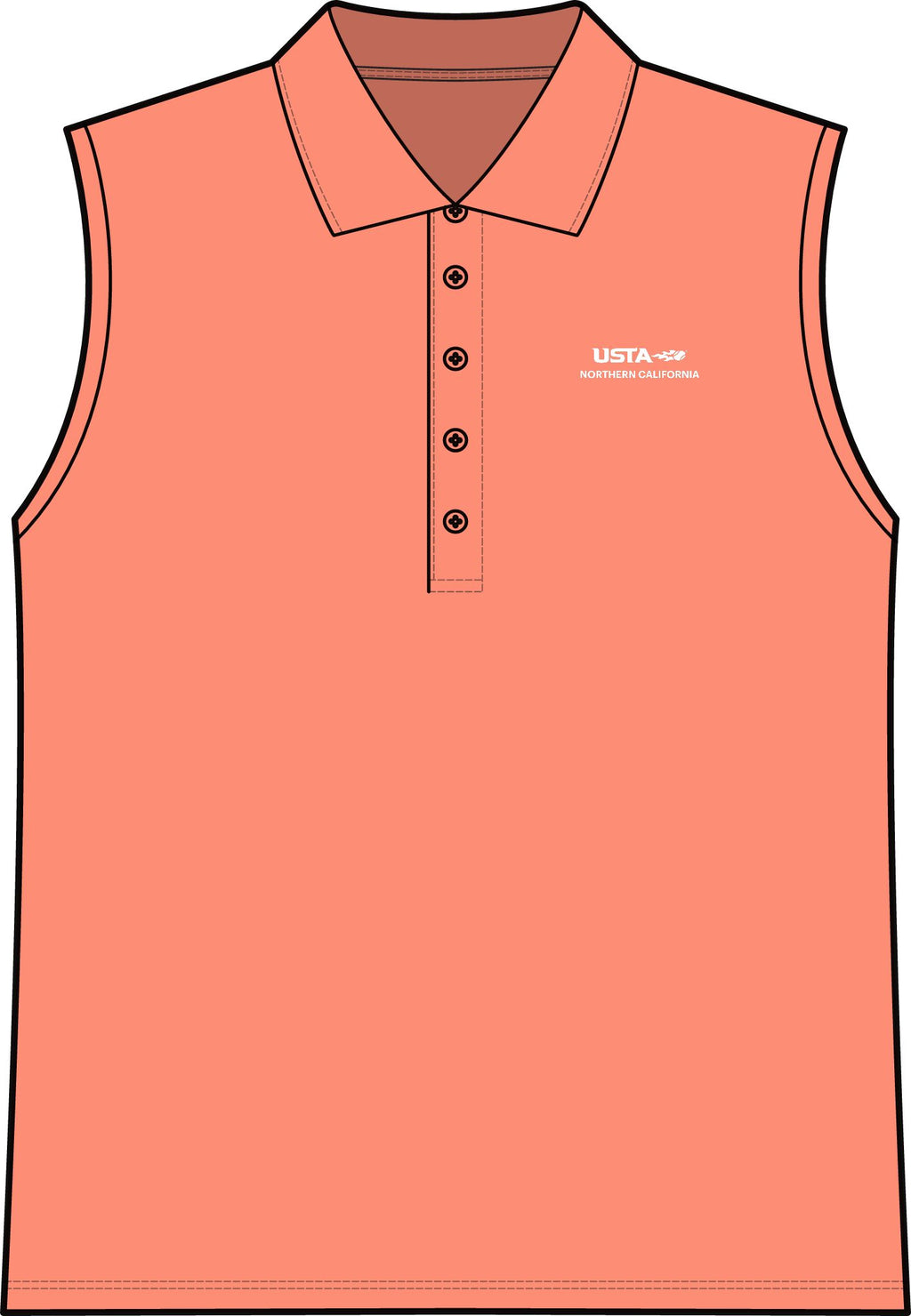 Women's Sleeveless Polo