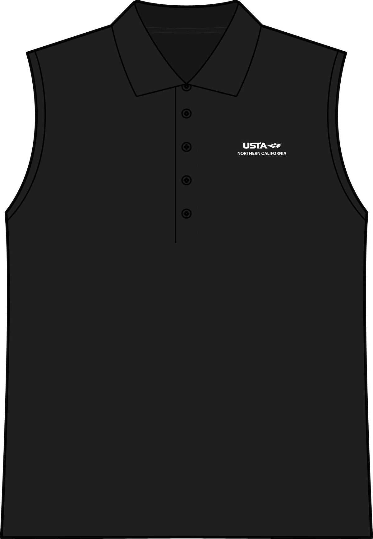 Women's Sleeveless Polo