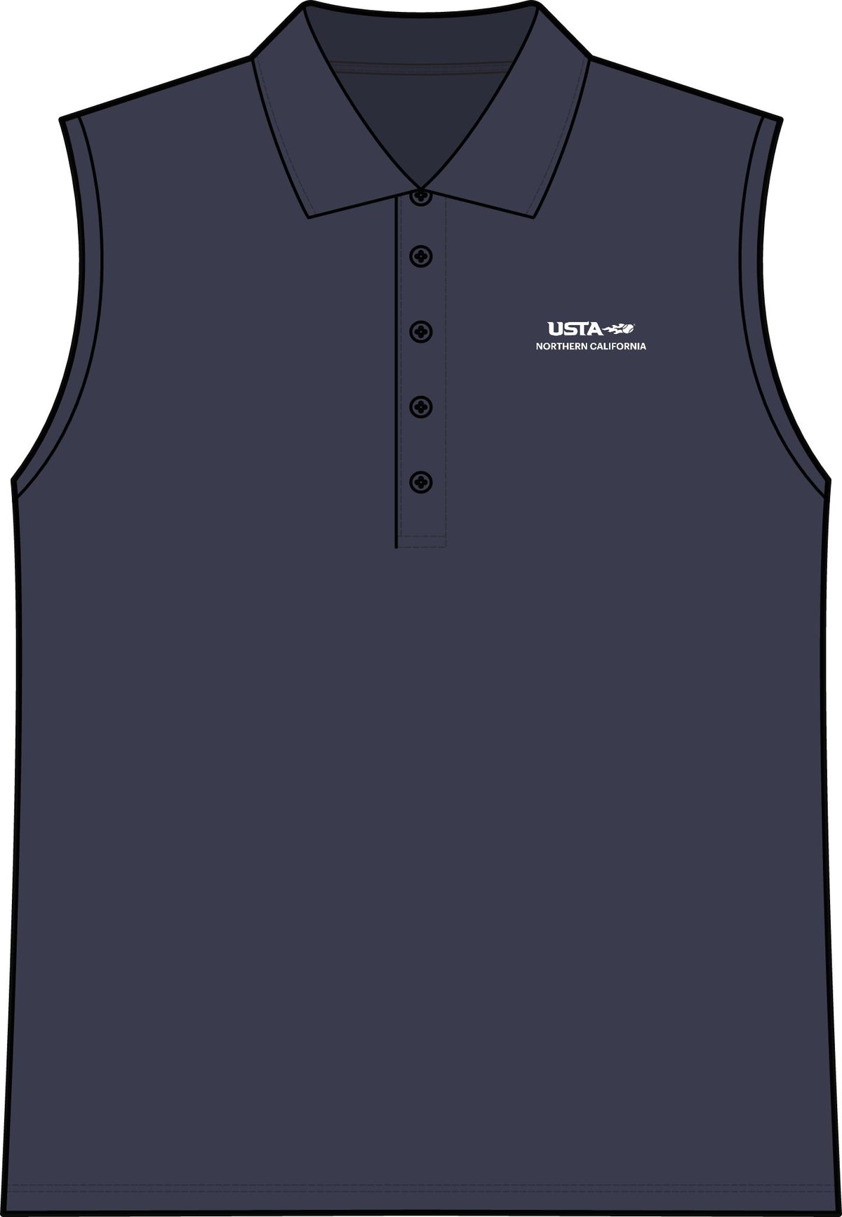 Women's Sleeveless Polo
