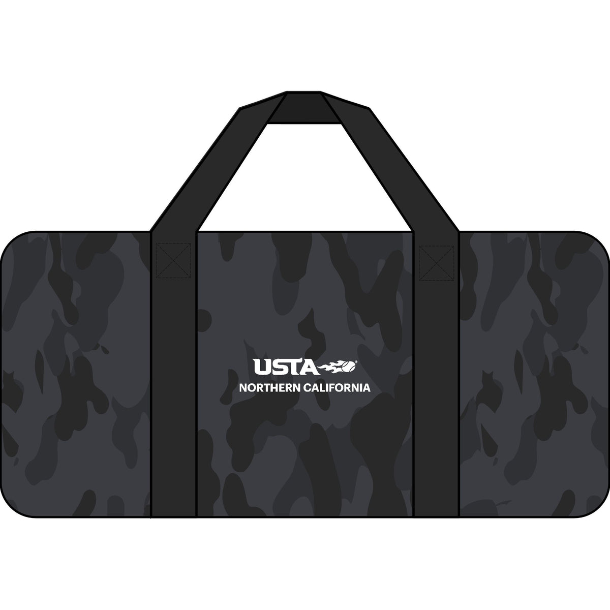 USTA Northern California Tripper Duffel Bag — Checkered/Camo Tennis Gear Bag