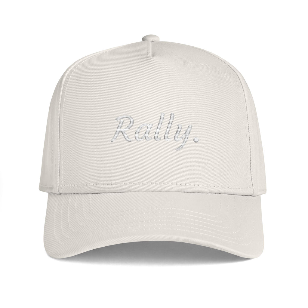 Rally Script Cap — Embroidered Casual Baseball Hat