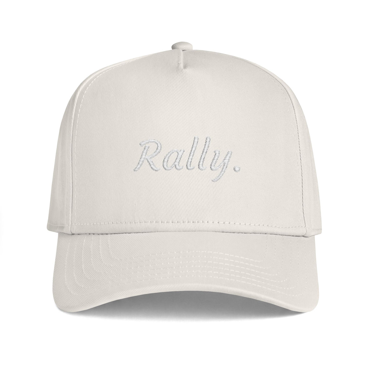 Rally Script Cap — Embroidered Casual Baseball Hat
