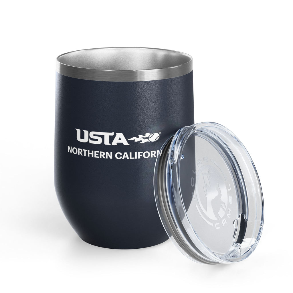 USTA Northern California 12oz Wine Tumbler – Insulated Stainless Steel Travel Cup