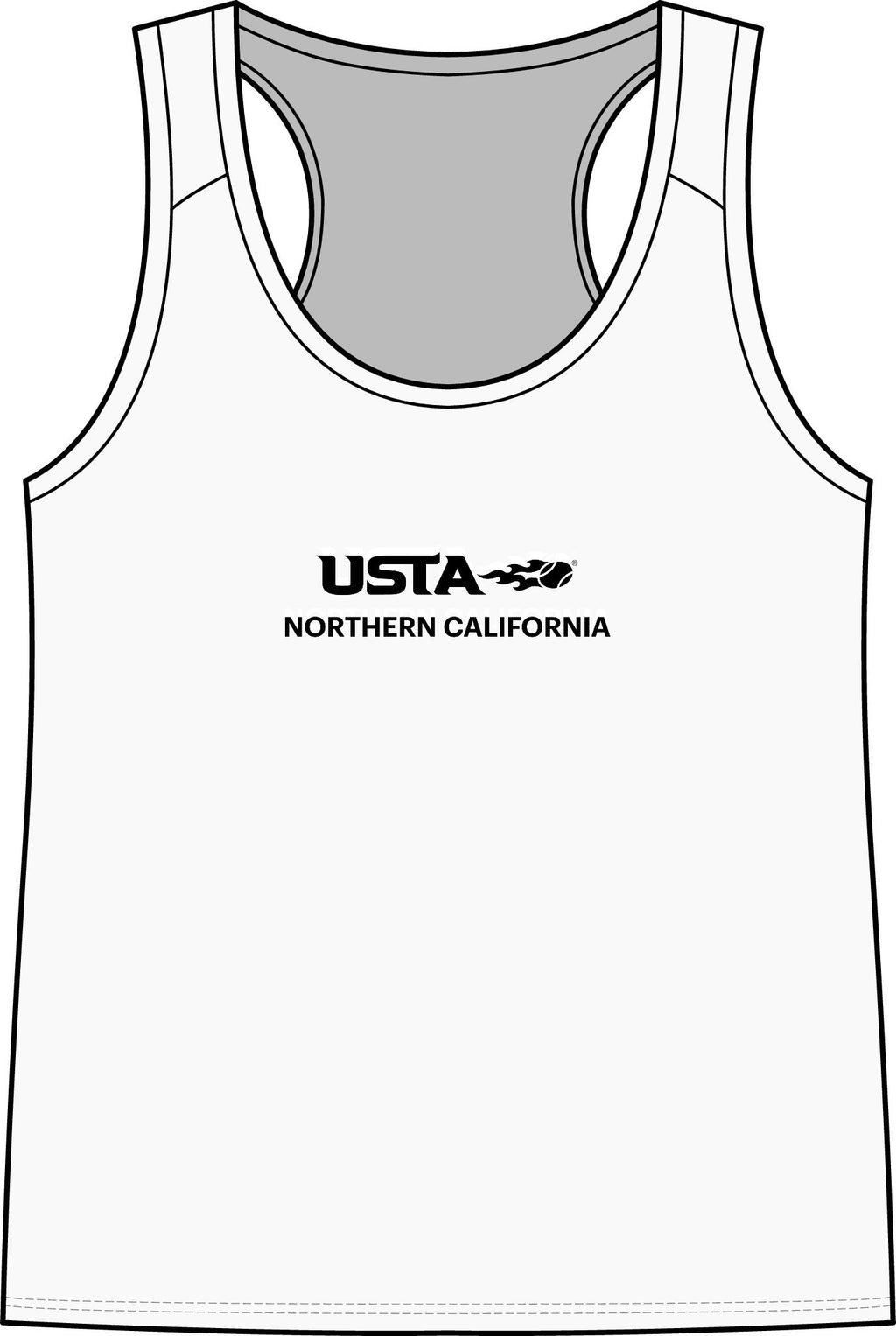 Women's Tank Top — Lightweight Athletic Racerback Tank for Activewear & Tennis