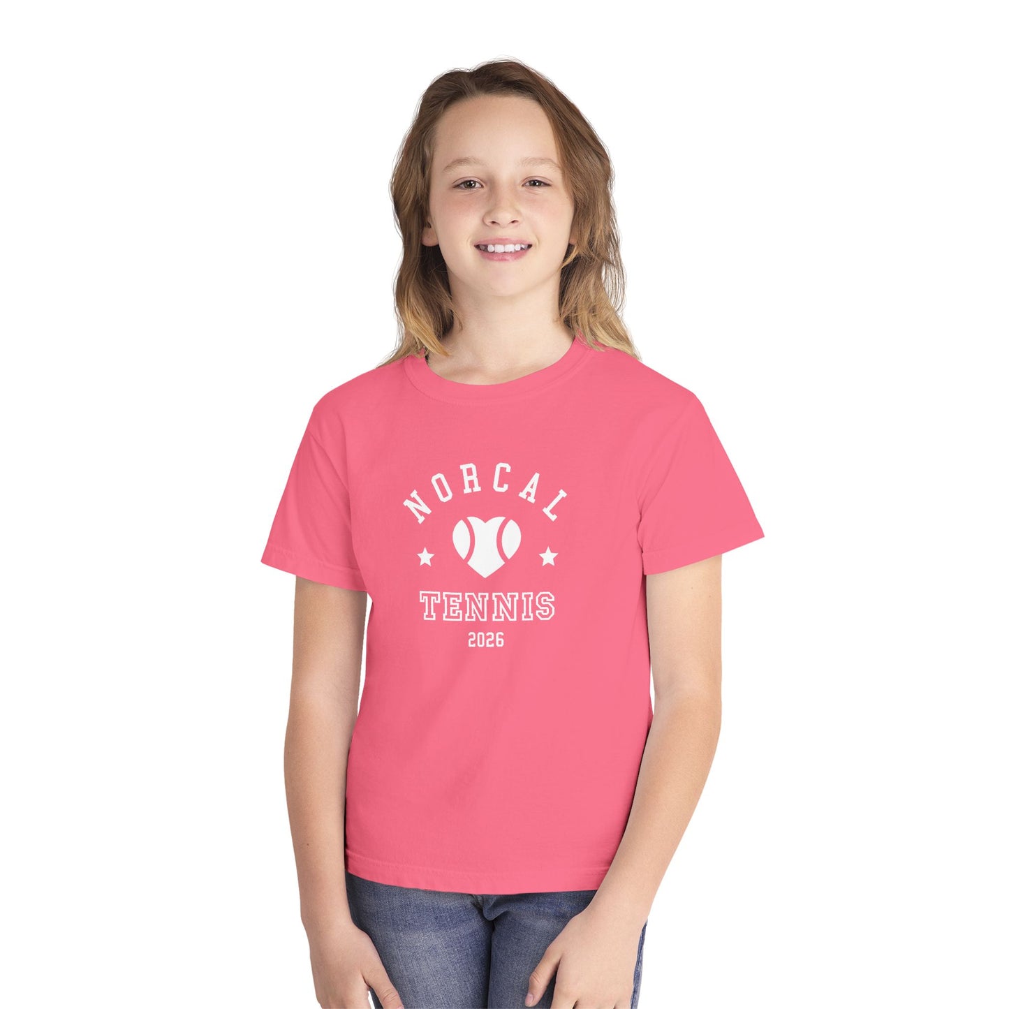 'NorCal Tennis 2026' Youth Heart Tee