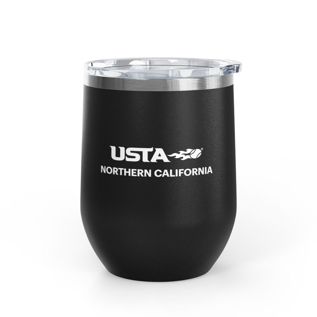 USTA Northern California 12oz Wine Tumbler – Insulated Stainless Steel Travel Cup
