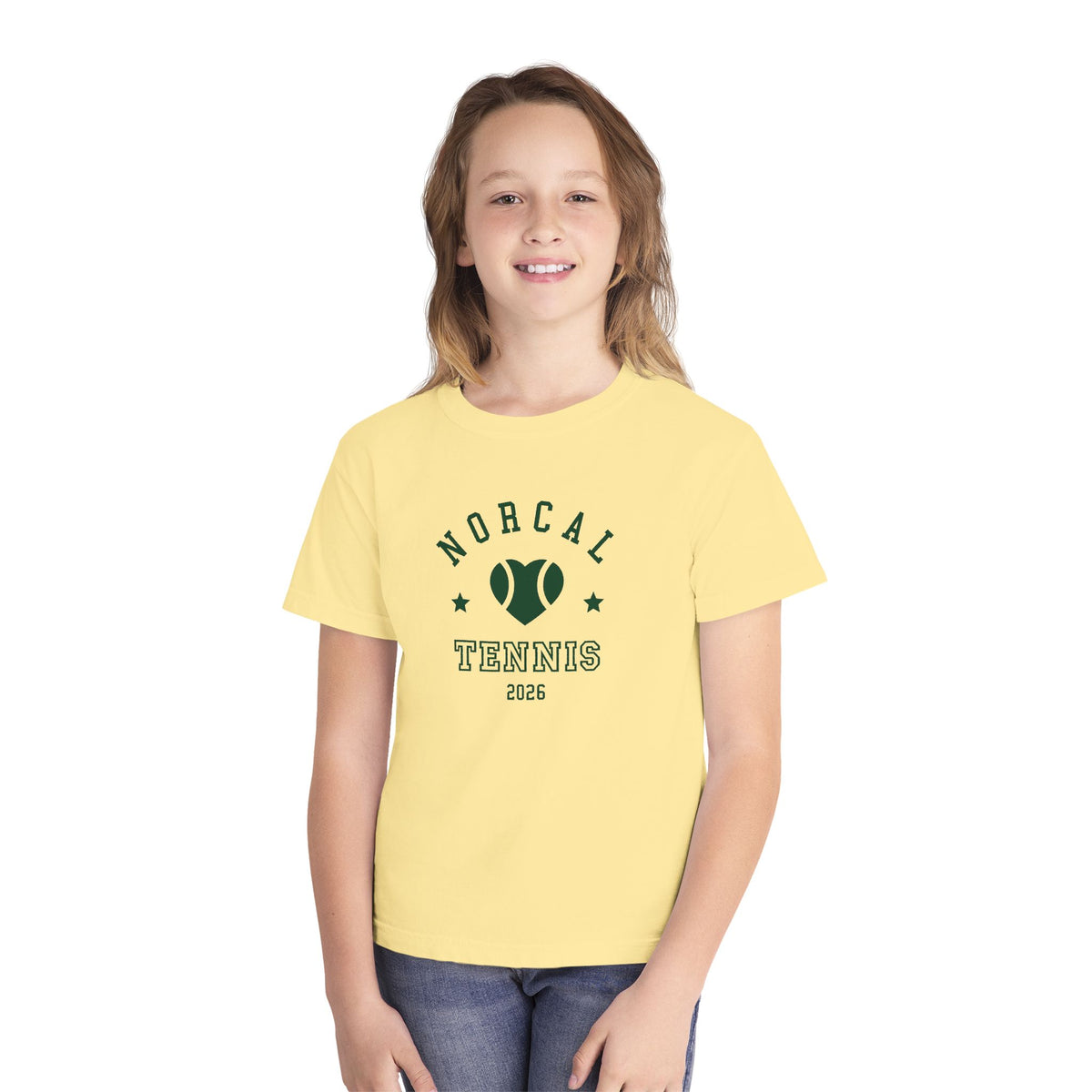 'NorCal Tennis 2026' Youth Heart Tee